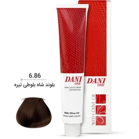 رنگ مو دنی وان سری شاه بلوطی شماره 6.86 رنگ بلوند شاه بلوطی تیره
